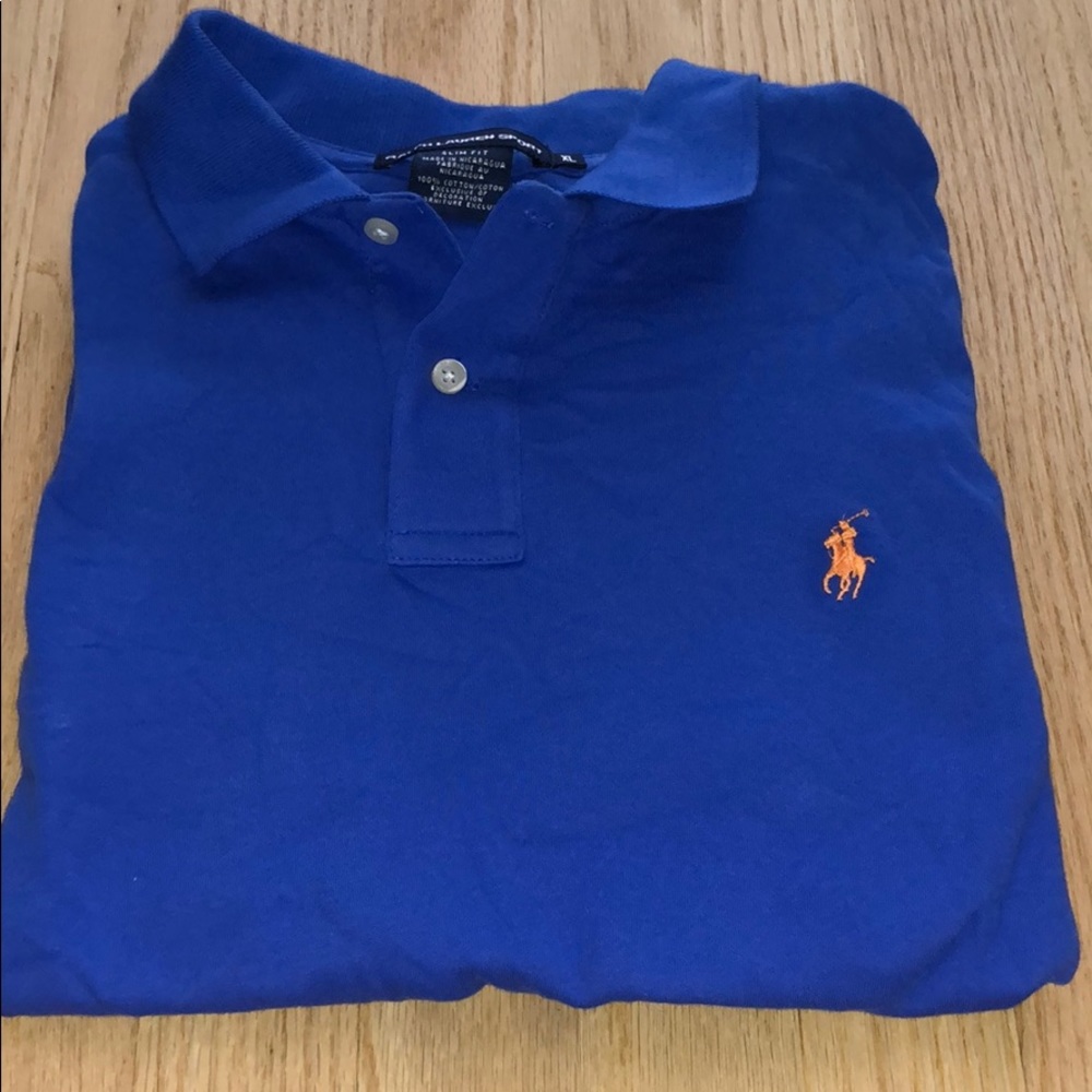 blue polo